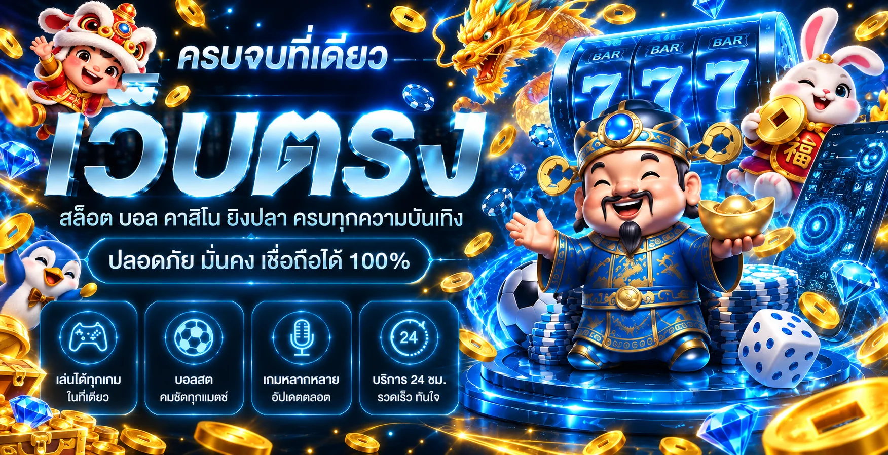 ภาพรวมบริการและความบันเทิงบน BIGIWIN