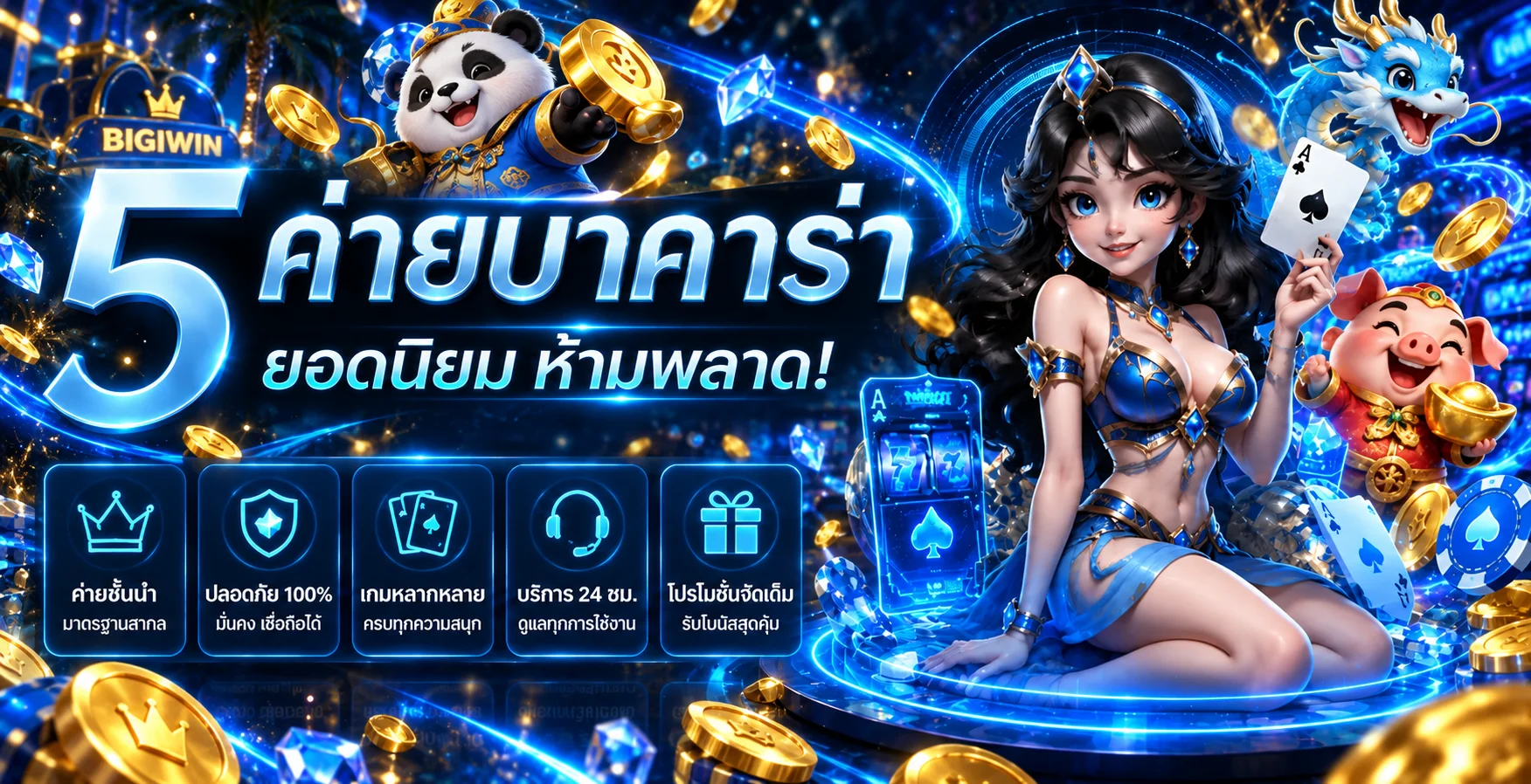 ค่ายเกมยอดนิยมและแนวทางเลือกบน BIGIWIN
